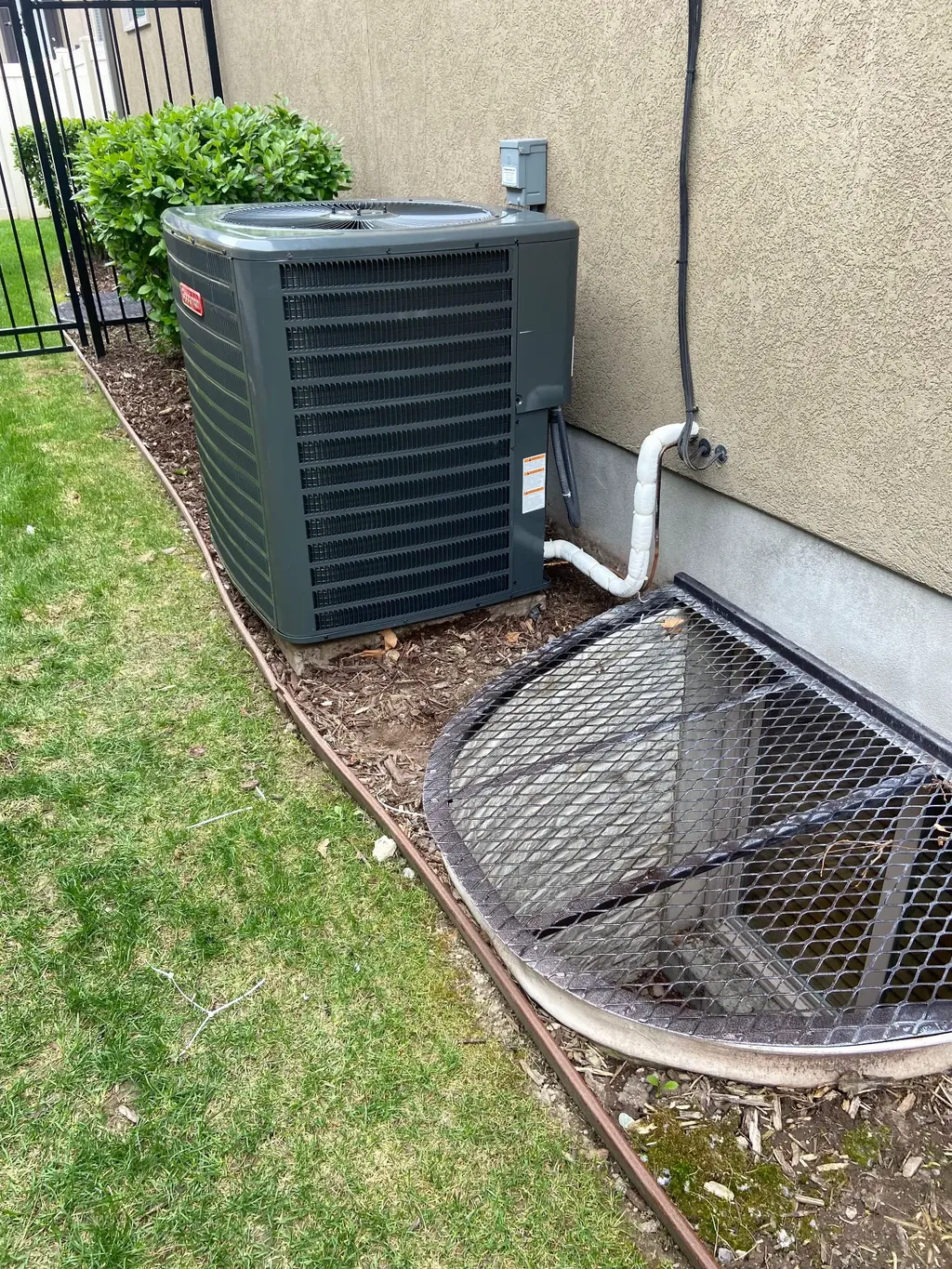 Air conditioning unit replacement installed by Dixie Comfort HVAC in Washington County, Utah
